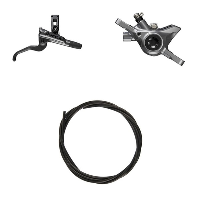 SHIMANO シマノ XTR BL-M9200/BR-M9200 ブレーキレバー/キャリパー 右前 レジン 1000mm (油圧ディスクブレーキ)