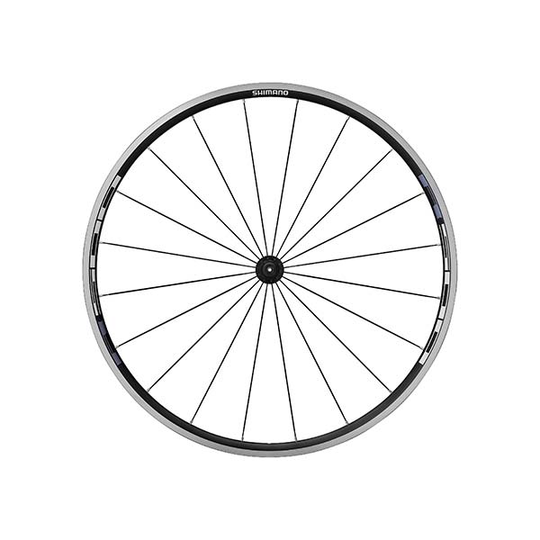 シマノ WH-R501 フロント ブラック（モノトーンステッカー） ホイール【bike-king】