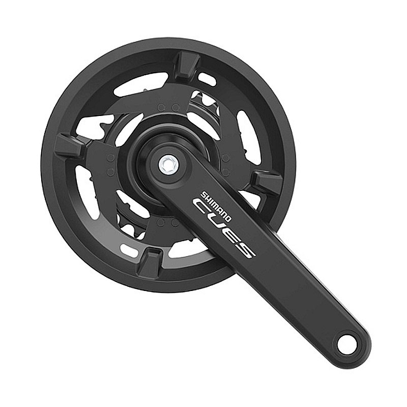 SHIMANO CUES クランクセット FC-U4010-2 2x9-11スピード 2ピース 40-26T チェーンガード付 シマノ キューズ