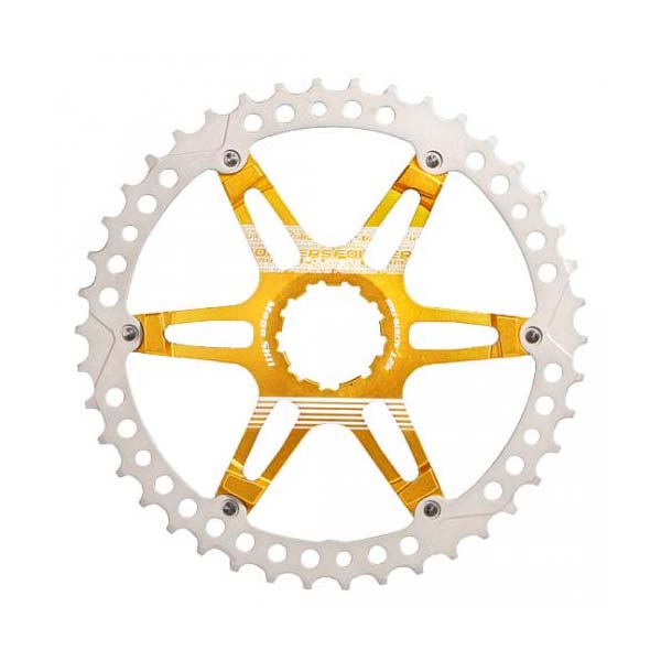 FOURIERS フォーリアーズ MTB スプロケット 40T (CR-DX008-SK2) ゴールド
