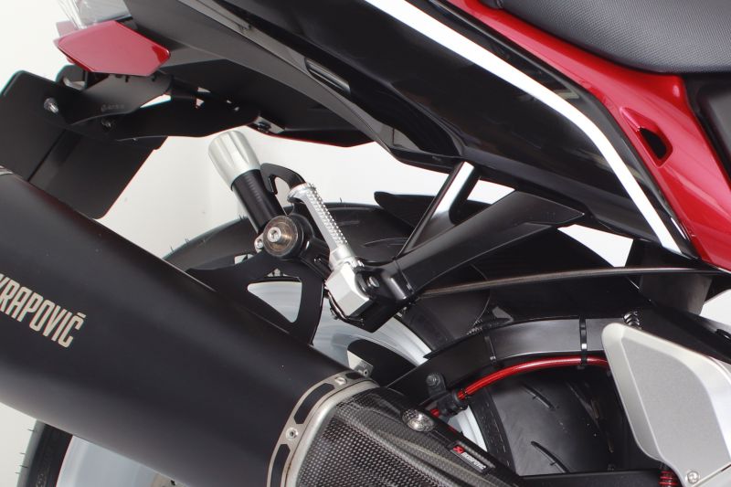 Hayabusa(ハヤブサ)22年 ステップバー(タンデム側)シルバー SUZUKI系-2 ACTIVE(アクティブ)|バイク メンテ館