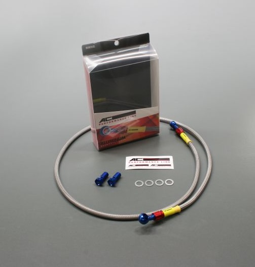 NMAX（エヌマックス）SE86J ボルトオンブレーキホースキット フロント用 ブルー/レッド ACパフォーマンスライン