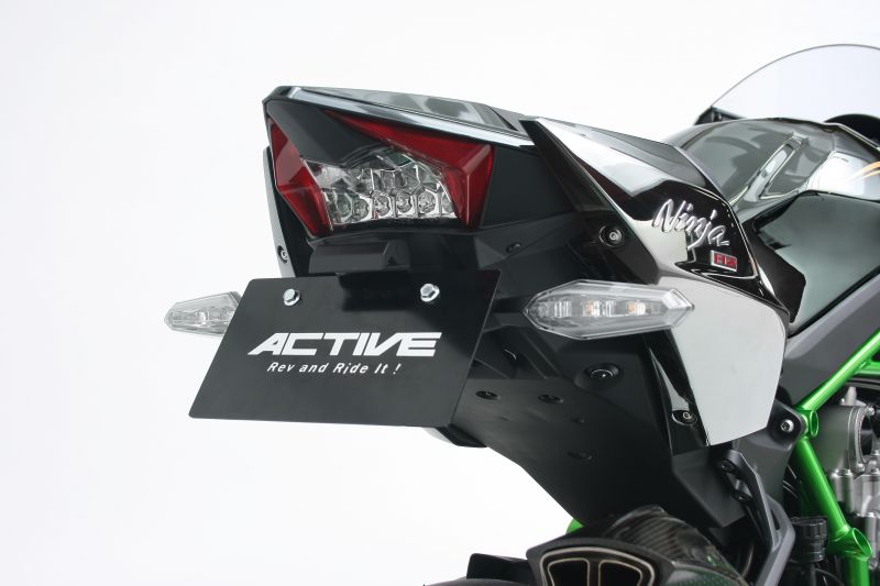 Ninja H2 フェンダーレスキット ブラック LEDナンバー灯付 ACTIVE（アクティブ）