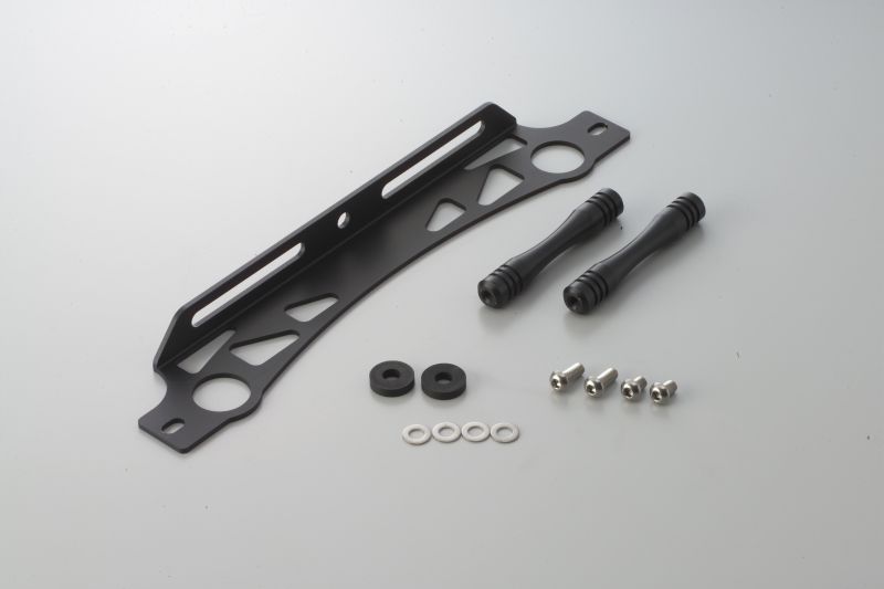 Z1000J・Z1000R ラウンドオイルクーラーステーセット 9-13R ブラック仕様（下出し） ACTIVE（アクティブ）