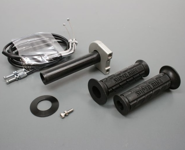 CB400SF・SB（14年） スロットルキット Type3 ホルダーカラーシルバー インナー巻取径Φ36 ワイヤー金具メッキ ACTIVE（アクティブ）｜バイク メンテ館