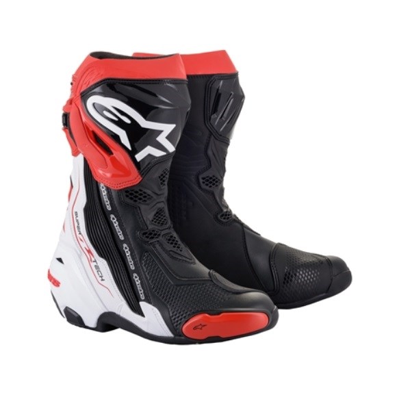 SALE／93%OFF】 SUPERTECH R レーシングブーツ 123 BLACK WHITE RED 40