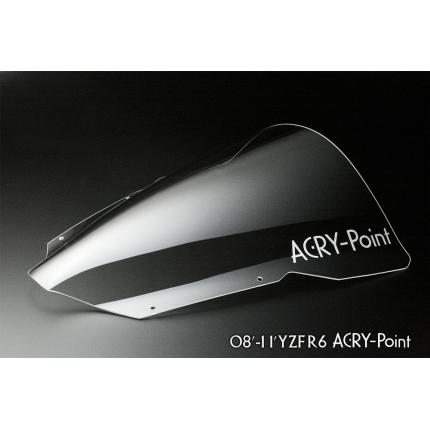 レーシングタイプスクリーン クリア アクリポイント（ACRY-Point） YZF-R6（08～11年）