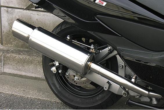 スカイウェイブ250（SKYWAVE）CJ44・45・46 GMR120タイプマフラー ASAKURA（浅倉商事）