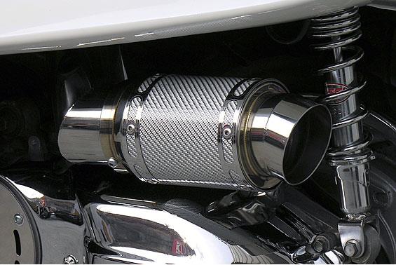 マジェスティ250（MAJESTY）5GM・5SJ エアクリーナーキットレーシングタイプ ホワイトカーボン ASAKURA（浅倉商事）