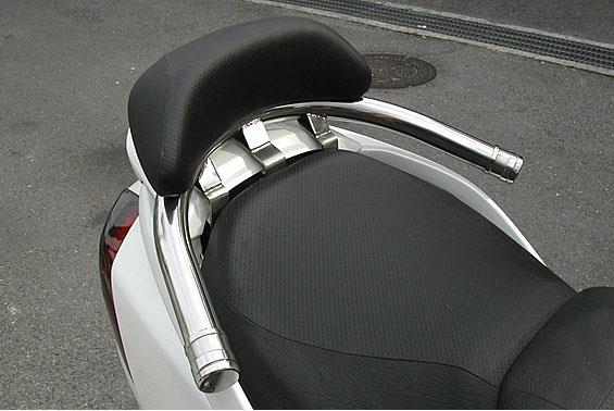 スカイウェイブ250（SKYWAVE）CJ43 バックレスト付きタンデムバー ASAKURA（浅倉商事）
