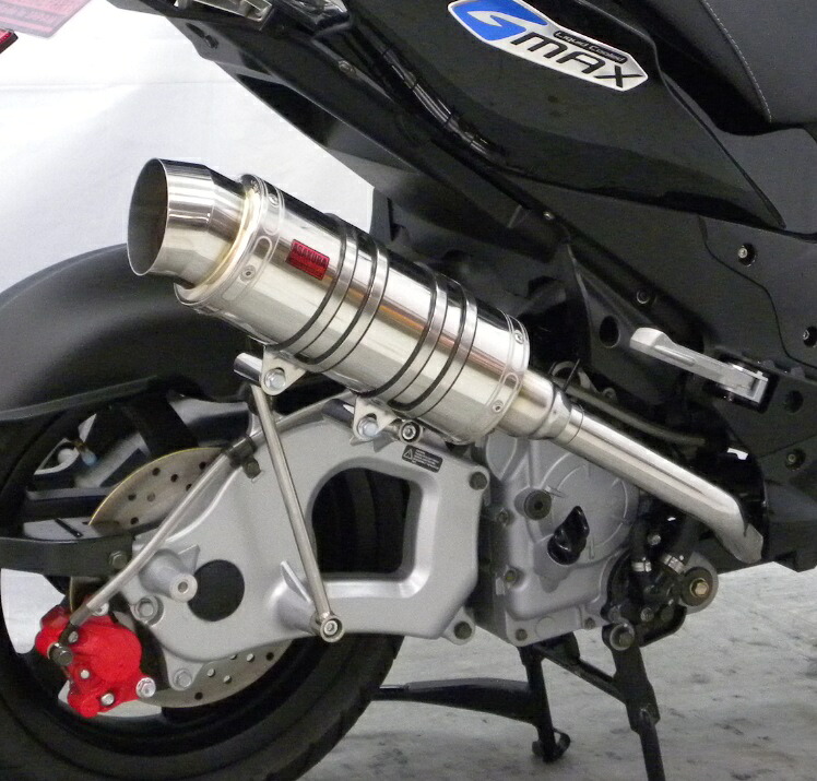 PGO G-MAX125（RFVM2M2A） SHタイプマフラー レーシングタイプ ASAKURA（浅倉商事）