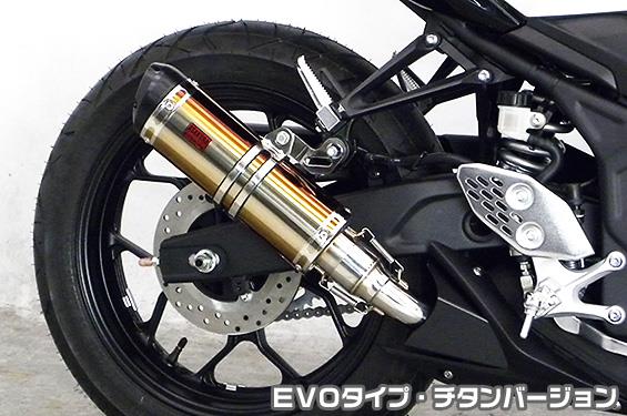 MT-25（JBK-RG10J） TTRタイプスリップオンマフラー EVOタイプ チタンバージョン ヒートガード・ブラック仕上 ASAKURA（浅倉商事）