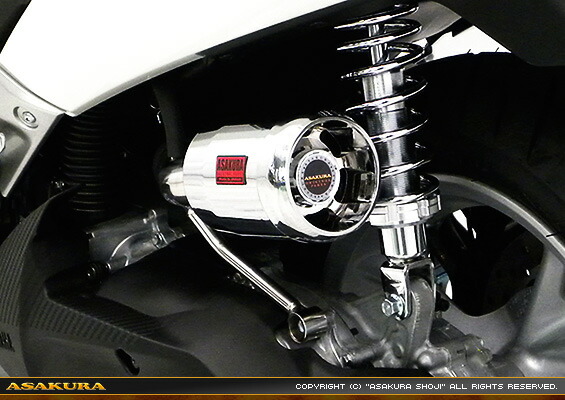 NMAX155（エヌマックス155）2BK-SG50J パワーフィルターキット シルバーメッキ ASAKURA（浅倉商事）