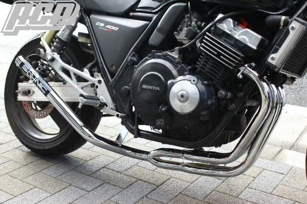 CB400SF エルサウンドマフラー 4-2-1（SONIC） ACP（エーシーピー）
