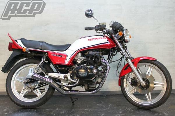 CB400N 750タイプラインステッカー赤/白 ACP（エーシーピー）