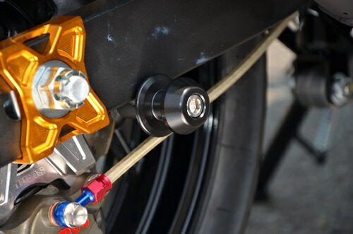 Ninja250SL(ニンジャ250SL) スタンドフックスライダー ジュラコン(R) ホワイト AGRAS(アグラス)