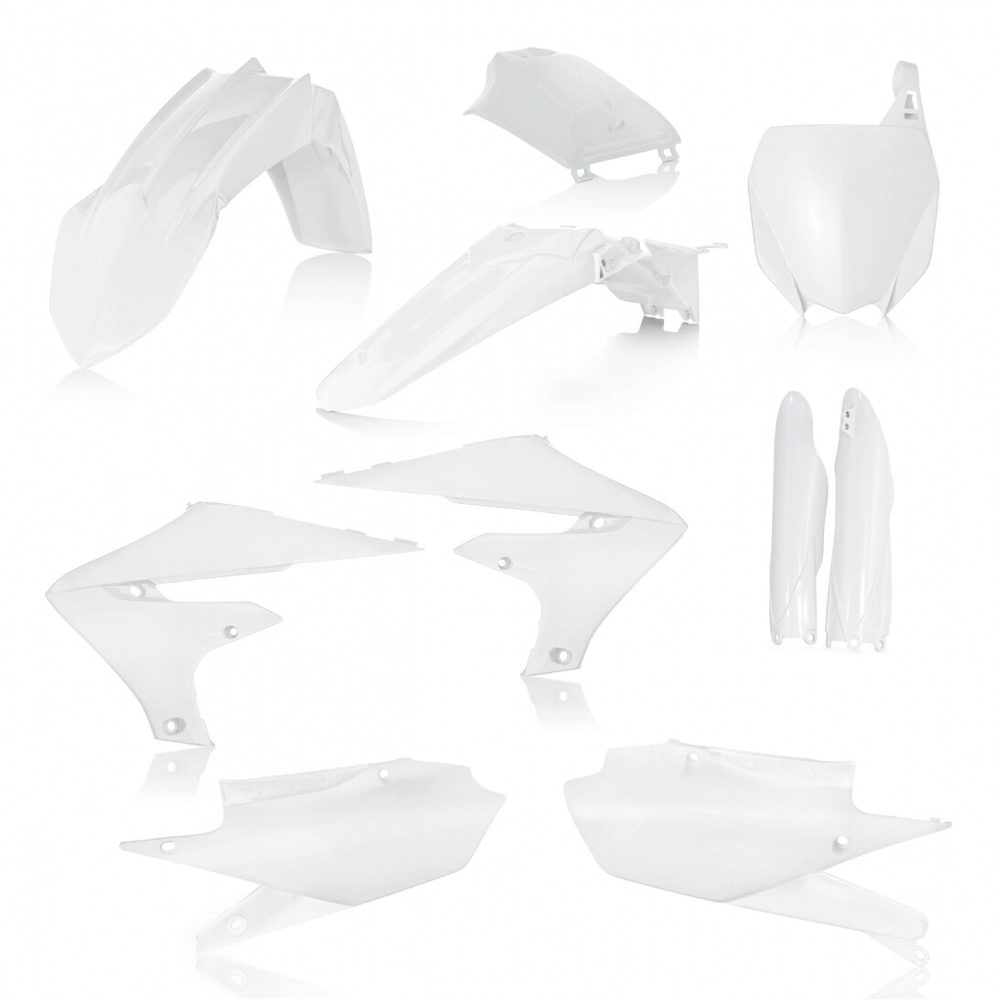 PLASTICフルキット WHITE アチェルビス(ACERBIS) YZ250F(19-23年)/YZ250FX(21-23年)|バイク メンテ館