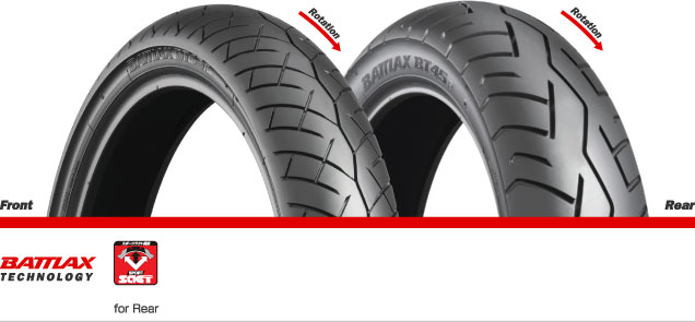 BATTLAX(バトラックス) BT-45 3.50-18 W フロント BRIDGESTONE(ブリヂストンタイヤ)