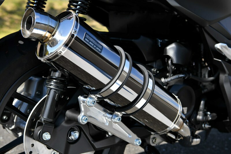 sp忠男マフラー2021～FORZAフォルツア（2BK-MF15） YAMAHA / 2021~FORZA フォルツァ (2BK-MF15) POWERBOX FULL