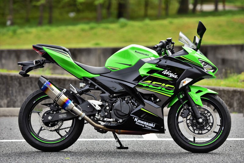 値段が激安 Corsa Evo2 スリップオンマフラーヒートチタンサイレンサー政府認証bms R ビームス Ninja400 ニンジャ400 18年 送料無料 国内正規総代理店アイテム