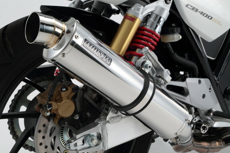 CB400SF(SB)用　BEAMS BMS-R スリップオンチタンマフラー BEAMS ビームス スリップオン CB400SB/SF 2BL-NC42 R-EVO ヒート