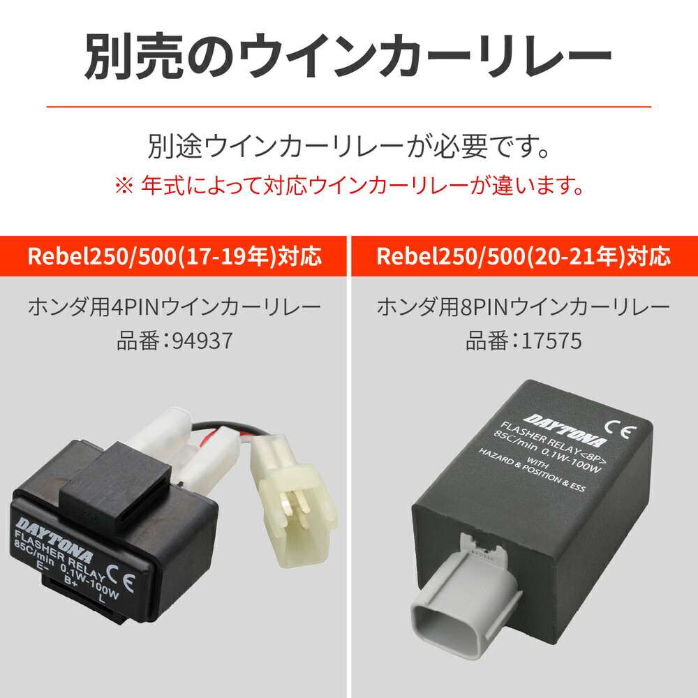 げにならな レブル250（20〜21年） テールランプ一体型ウインカー取付