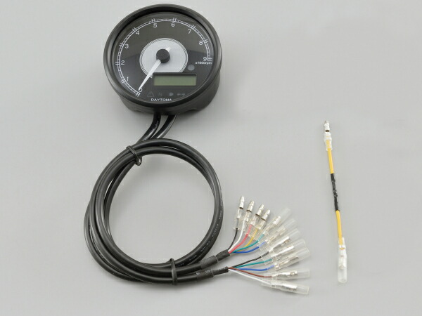 VELONA 電気式タコ＆スピードメーター Φ80 9000rpｍ DAYTONA（デイトナ）