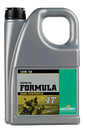 フォーミュラ 4T（15W-50） 4リットル（4L） 4サイクル用エンジンオイル MOTOREX（モトレックス） 10,534円