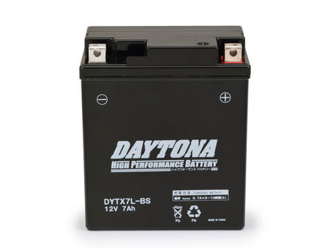 KLE250アネーロ ハイパフォーマンス メンテナンスフリー バッテリー DYTX7L-BS YTX7L-BS互換 DAYTONA デイトナ  【即納大特価】