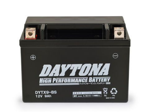 ZRX400/2 ハイパフォーマンス メンテナンスフリー バッテリー DYTX9-BS（YTX9-BS互換） DAYTONA（デイトナ）