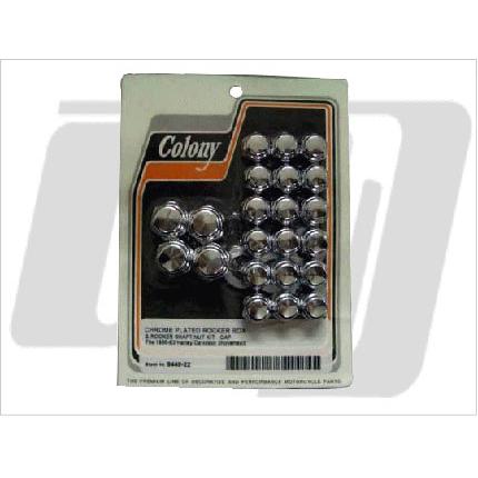 ショベルロッカーボックスナットKITクローム　COLONY（コロニー）