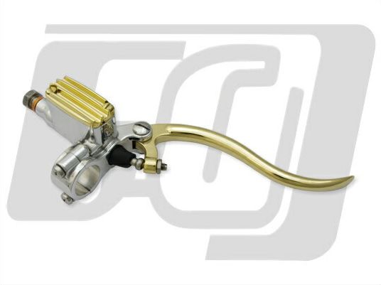 K-TECH デラックスフロントマスター12MMブラス/アルミポリッシュ KUSTOM TECH（K-TECH）｜バイク メンテ館