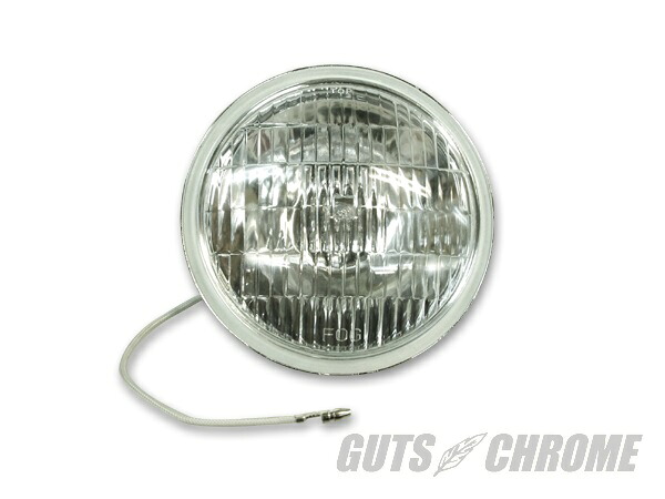 ビンテージスタイルフォグライト用H3バルブユニット クリアレンズ GUTS CHROME（ガッツクローム）