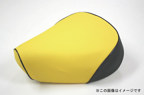 PCX125（初期/EPSエンジン） 被せタイプ 国産シートカバー エンボスイエロー/黒パイピング GRONDEMENT（グロンドマン）
