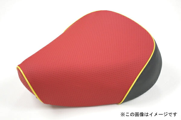 PCX125（初期/EPSエンジン） 被せタイプ 国産シートカバー エンボスレッド/黄色パイピング GRONDEMENT（グロンドマン） 6,491円