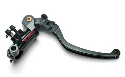 Erabolate ブレーキマスターRE Φ19（レバーレシオ：19mm） 逆ネジミラーホルダークランプ スタンダードレバー ブラック GALE SPEED（ゲイルスピード）｜バイク メンテ館
