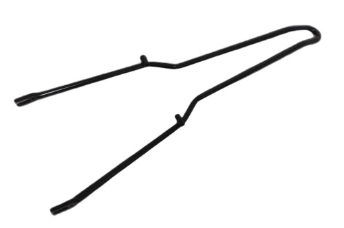 バルカン400（VULCAN） フラットフェンダー専用シーシーバー（ロング）ブラック ガレージT＆F