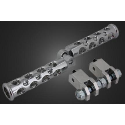 コンバットフットペグ(メッキ) リアSET ガレージT&F マグナ250(V-TWIN MAGNA)