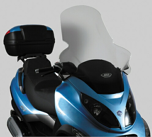 PIAGGIO MP3 400（06～11年） エアログイナミックスクリーン D501ST クリアー GIVI（ジビ）｜バイク メンテ館
