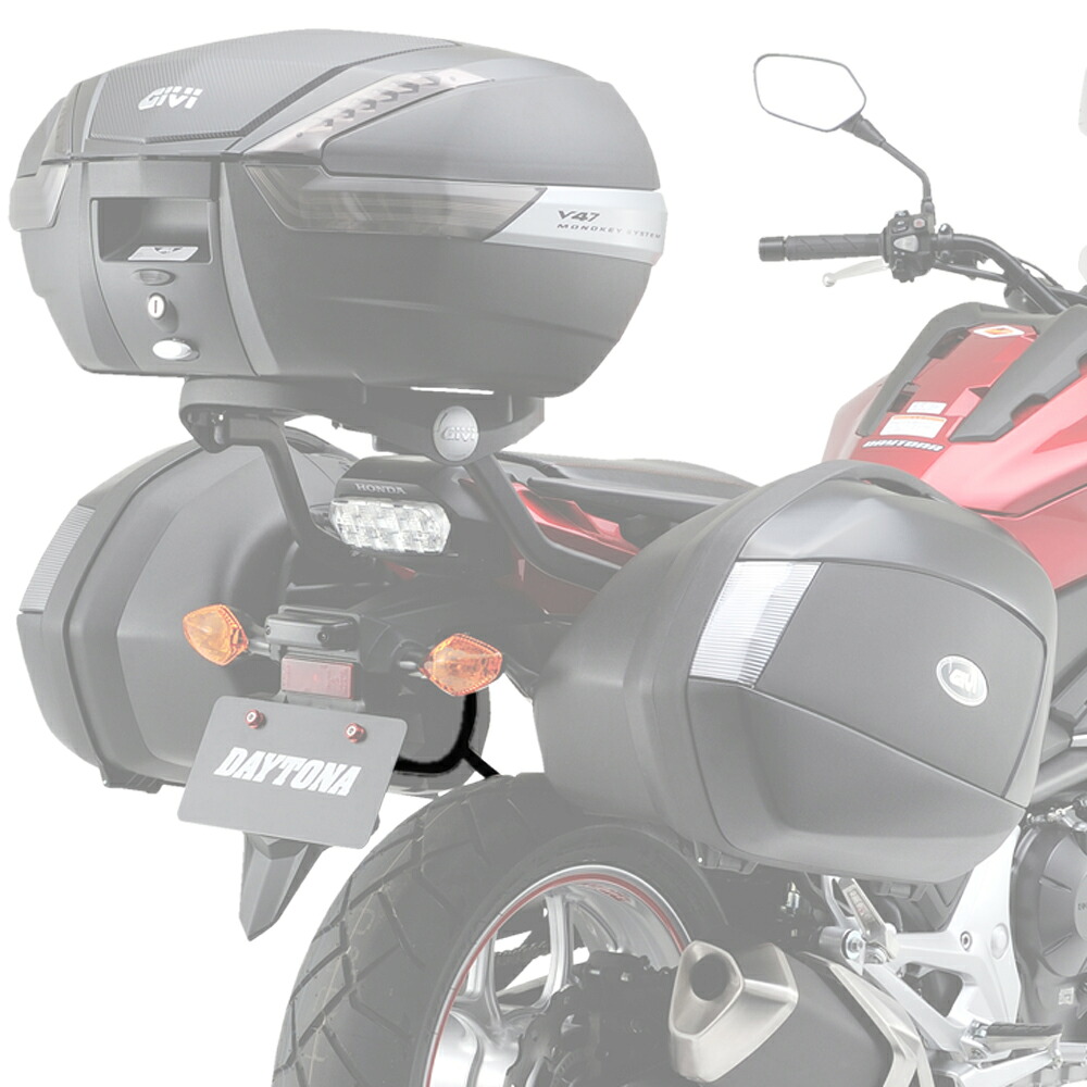 NC750X（16年） PLX1146 チューブラーパニアホルダー GIVI（ジビ）｜バイク メンテ館