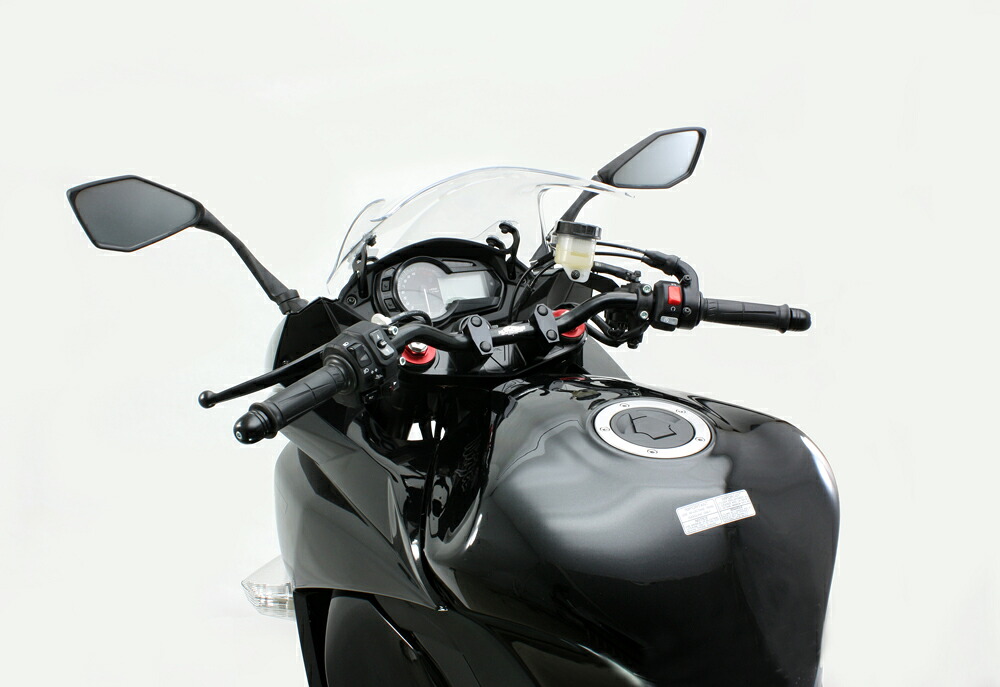 Ninja1000（ニンジャ）11～14年 バーハンドルキット ブラック HURRICANE（ハリケーン）
