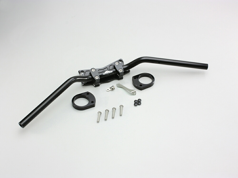 ZX-14R ABS HGモデル（16年～） バーハンドルキット バーハンドルブラケット式 ブラック（コンチ3型ハンドル） HURRICANE（ハリケーン）