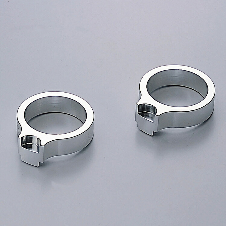 VFR800（02年～ RC46） ハンドルアップスペーサー セパレートハンドル車用H15 内径φ43mm シルバー HURRICANE（ハリケーン）
