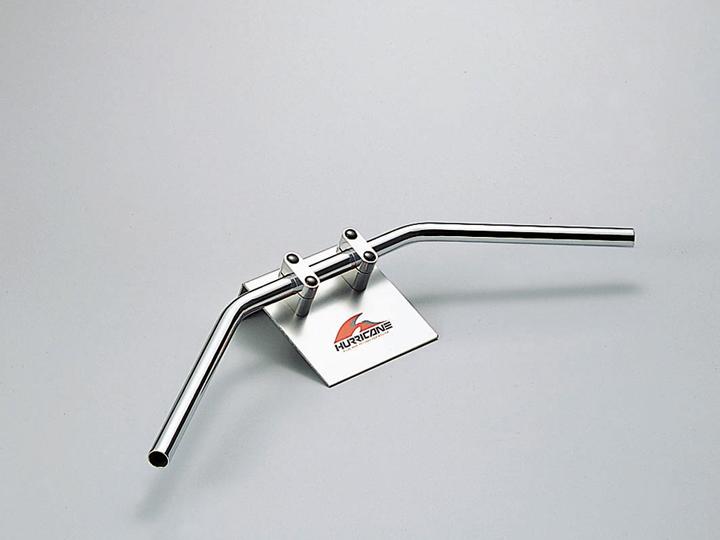 GB250（クラブマン）90～94年 フラット3型 ハンドルセット クロームメッキ HURRICANE（ハリケーン）