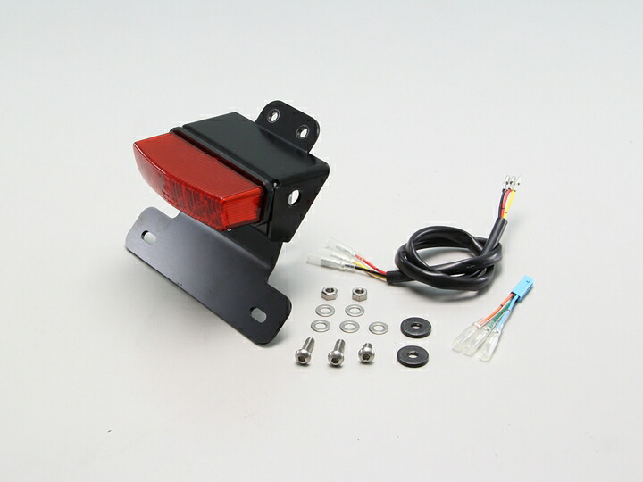 レブル250(Rebel250)MC49 テールランプキット LEDレクタングル レッドレンズ HURRICANE(ハリケーン)