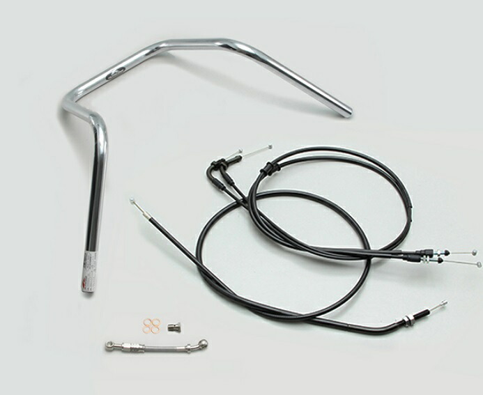 モンキー125ABS（2BJ-JB02） 300エイプハンガー3型 ハンドルセット HURRICANE（ハリケーン）