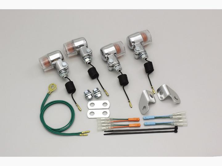 エイプ50/TypeD（08～16年）FI車 ミニウインカーキット クリアレンズ HURRICANE（ハリケーン） 11,355円