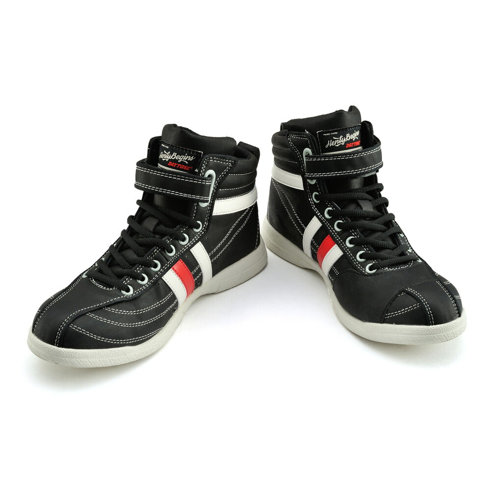 楽天市場】HBS-001+ SAFEシューズ ブラック/ホワイトレッドライン 28.0