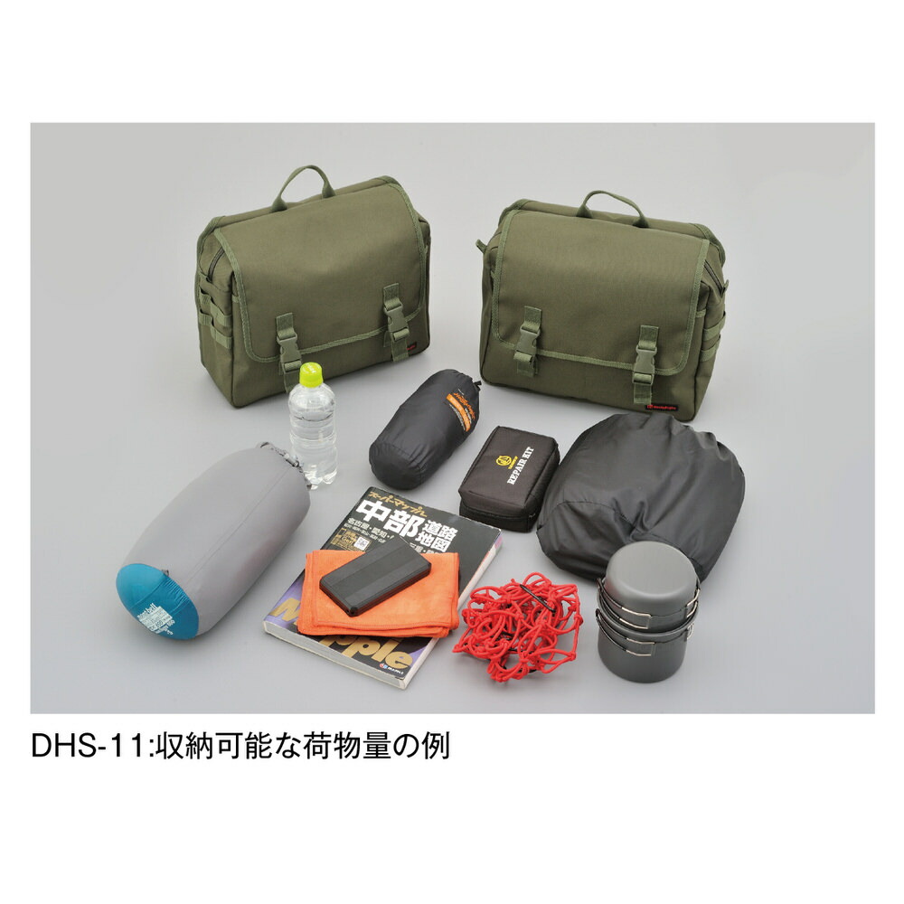 上品】 HB 振り分けサドルバッグMIL DHS-11 10L 片側 HenlyBegins ヘンリービギンズ www.agroservet.com