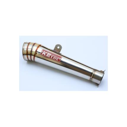 GPスタイルメガホンサイレンサーステンレス（SUS304）・テーパー長：200mm・外径：φ80・差込径：φ50.8　K2-tec（ケイツーテック）